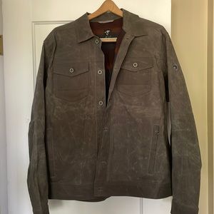 Kuhl the outlaw jacket, new condition, trucker, vintage patina, thick canvas